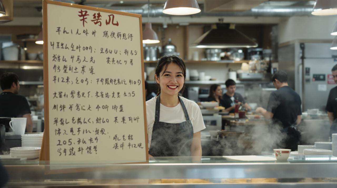 高校食堂阿姨手写英文菜单走红 - 吾爱吃瓜 高校食堂阿姨手写英文菜单走红